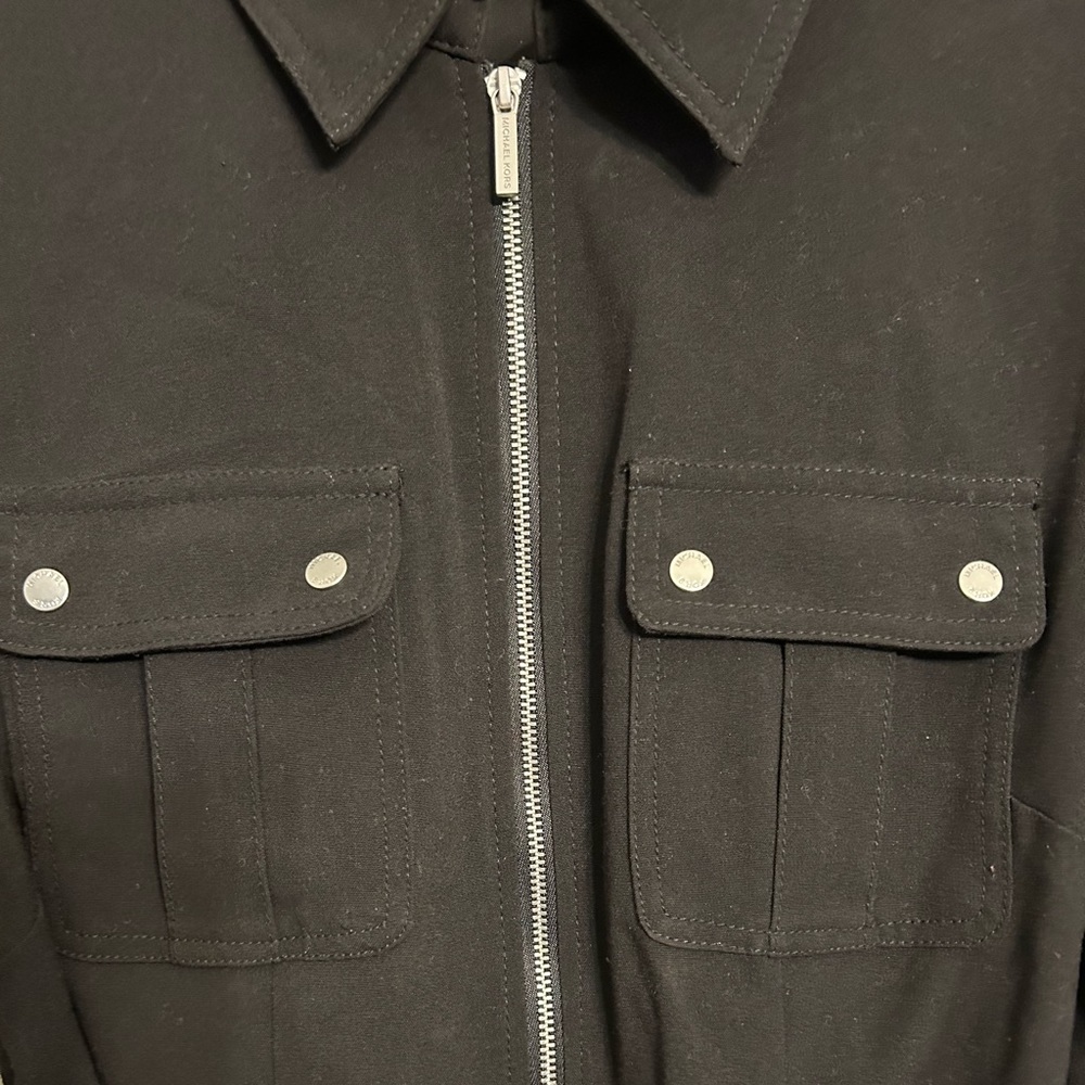 Michael Kors Utility Shirt Dress - Picture 4 of 8